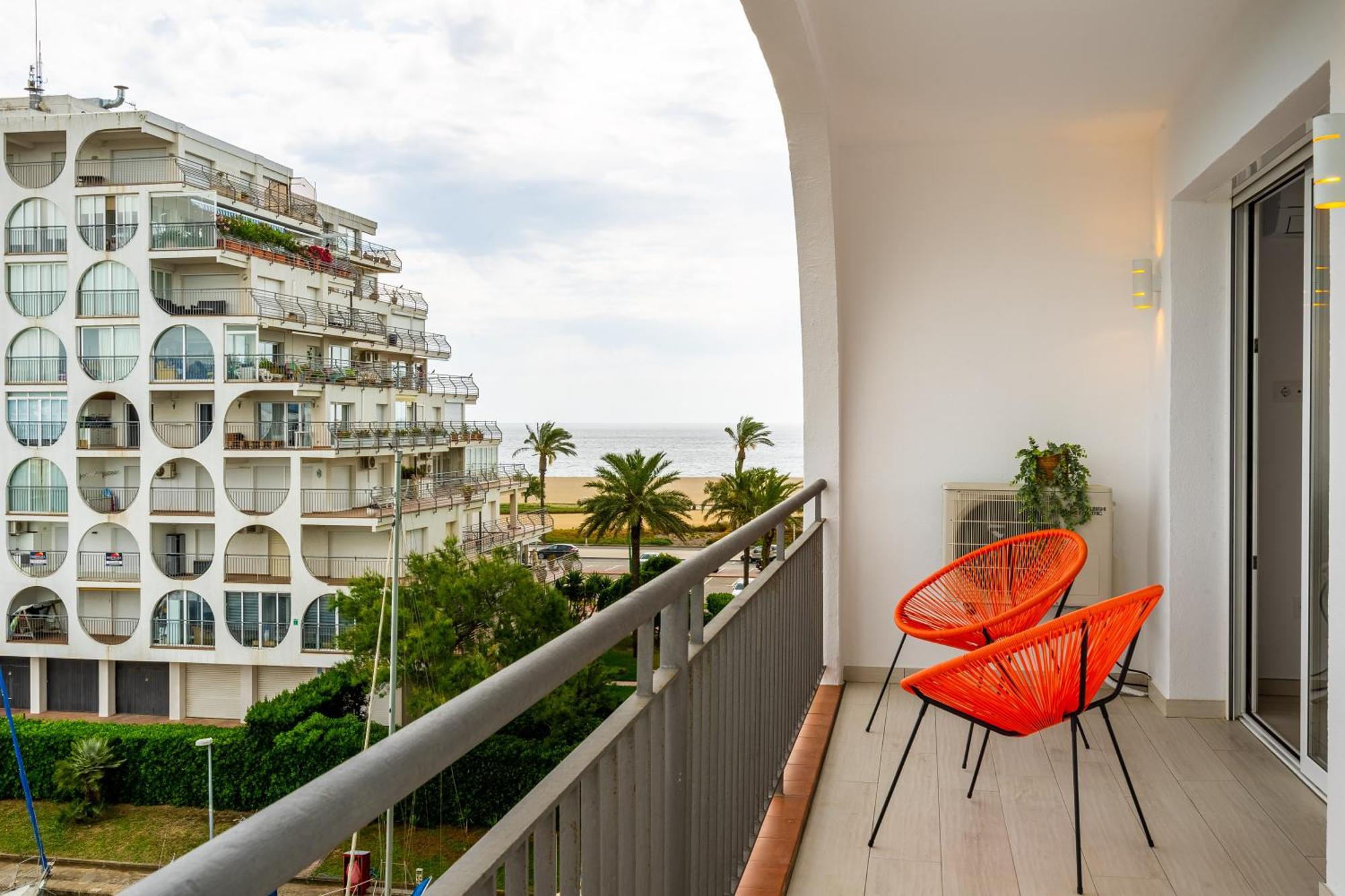 Apartamento Frente Al Canal Con Terraza Empuriabrava Esterno foto