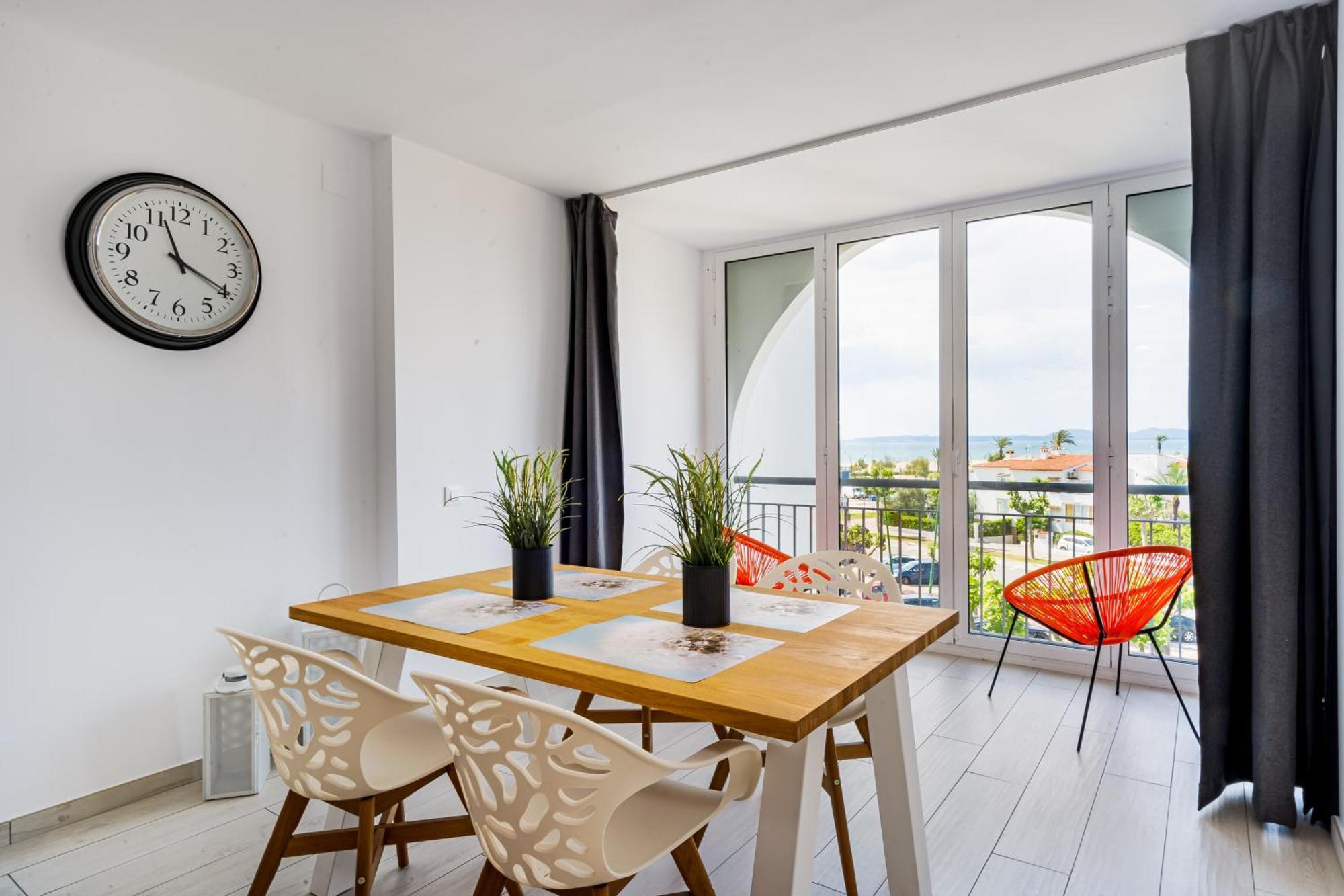 Apartamento Frente Al Canal Con Terraza Empuriabrava Esterno foto