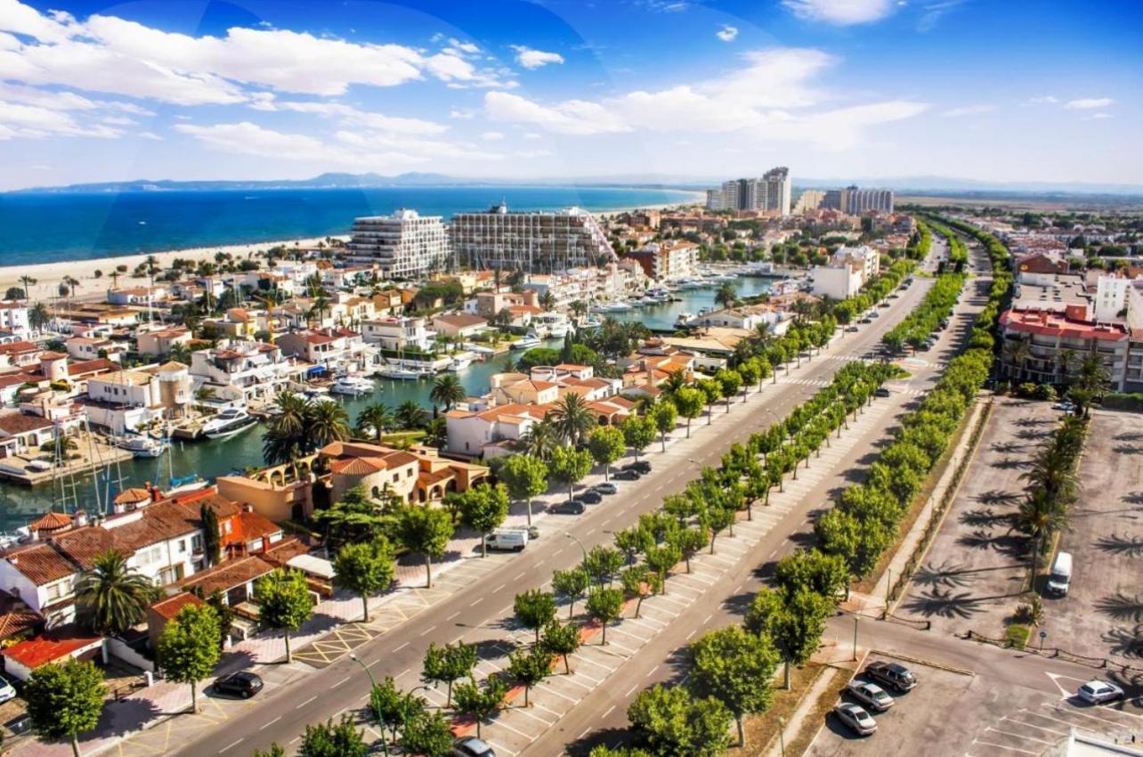 Apartamento Frente Al Canal Con Terraza Empuriabrava Esterno foto